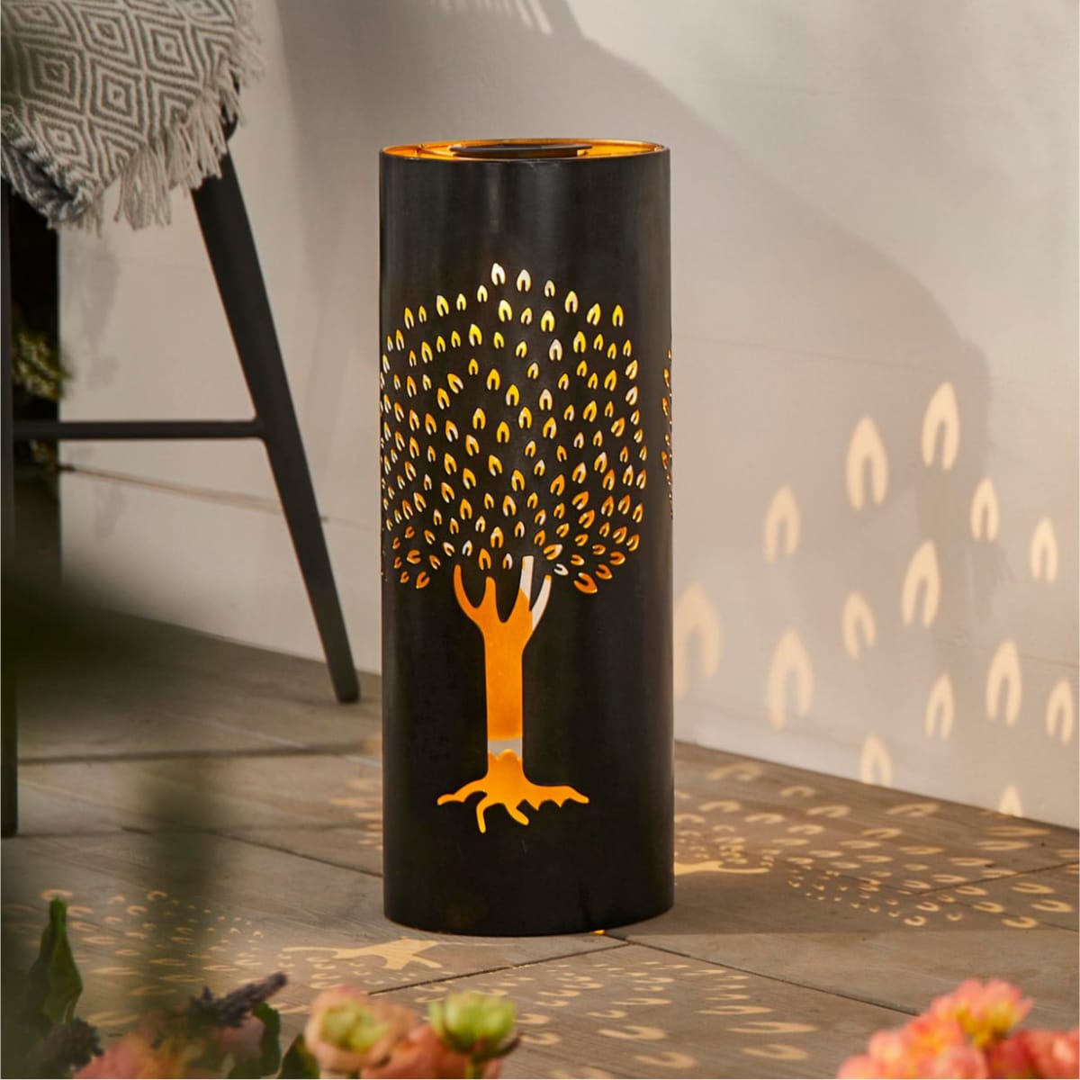 Zylinderform Solarleuchte schlichtes Schneider Magic – Tree Design, |