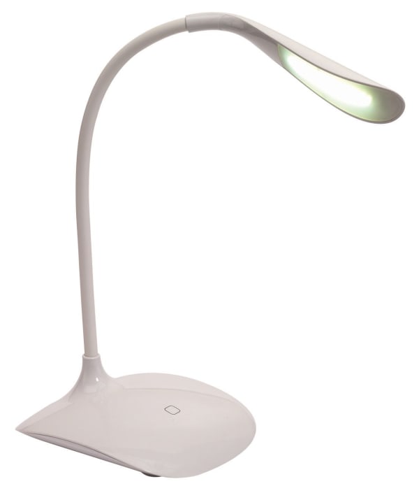 Schreibtisch-Lampe-SWAN-Weiß-Frontansicht-1