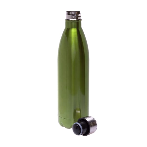 Trinkflasche-Mountain-Grün-Metall-Frontansicht-1
