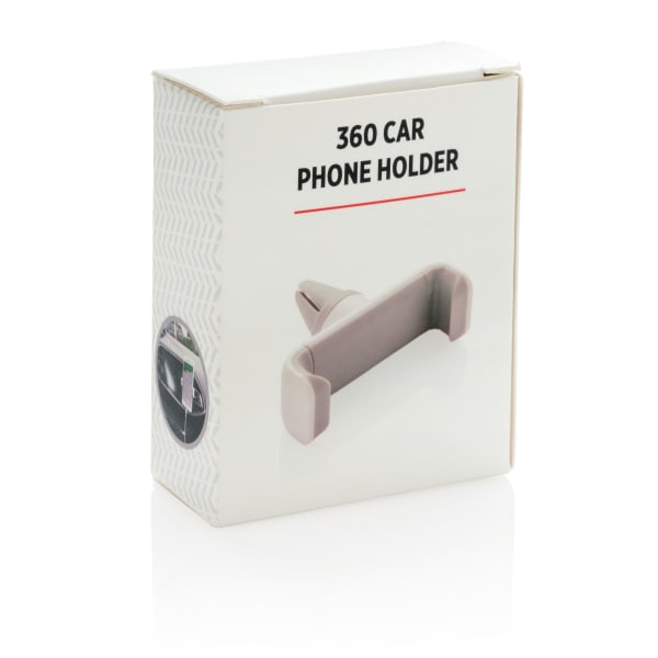 Auto-Telefonhalter-360-Weiß-Metall-Kunststoff-Frontansicht-4