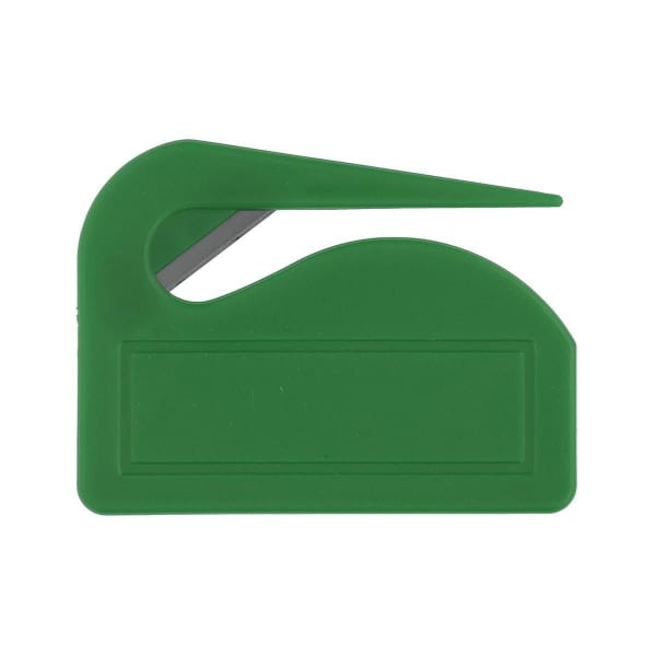 Brieföffner-Grün-Kunststoff-Frontansicht-1