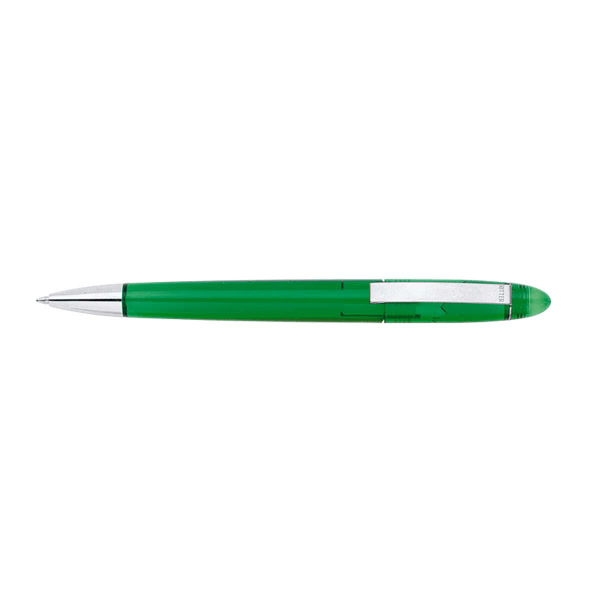 Kugelschreiber-Havanna-Transparent-blau-dokumentenecht-Grün-Kunststoff-Frontansicht-2
