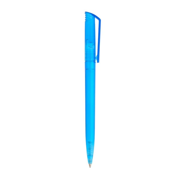 Kugelschreiber-Flip-transparent-blau-dokumentenecht-Blau-Kunststoff-Frontansicht-1