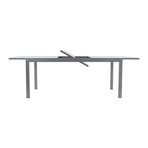 Outdoor-Tisch-Futura-Grau-Aluminium-Frontansicht-3