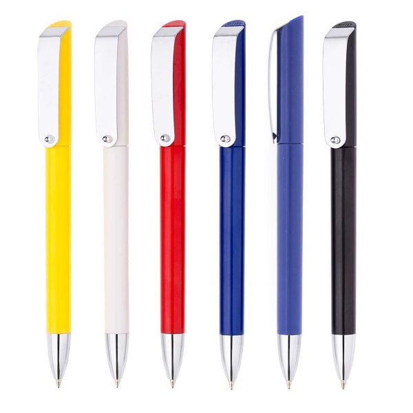 Kugelschreiber-Glossy-blau-Kunststoff-Sammelbild-