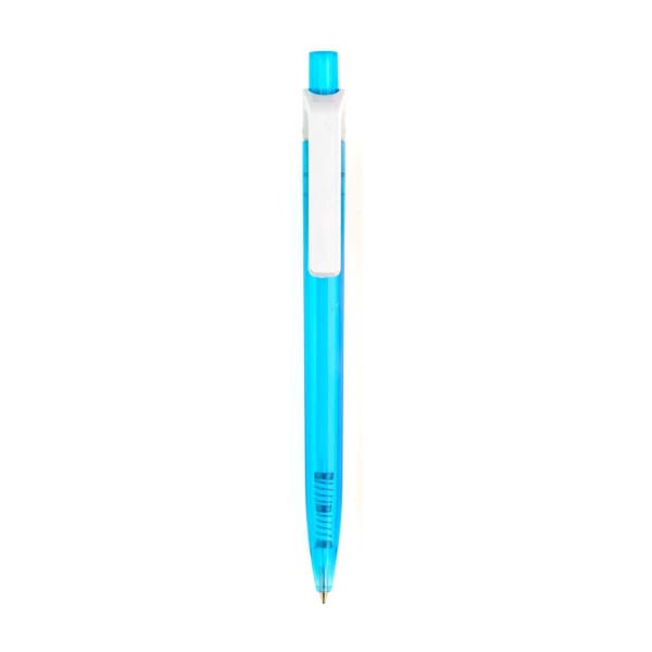 Kugelschreiber-Insider-transparent-Solid-blau-dokumentenecht-Blau-Frontansicht-1