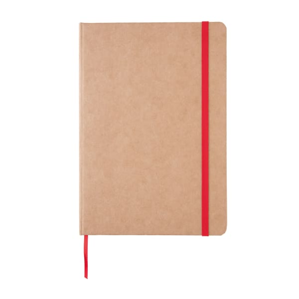 Notizbuch-A5-Rot-Papier-Frontansicht-1