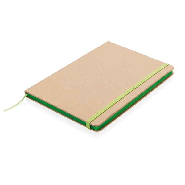 Notizbuch-A5-Grün-Papier-Frontansicht-2