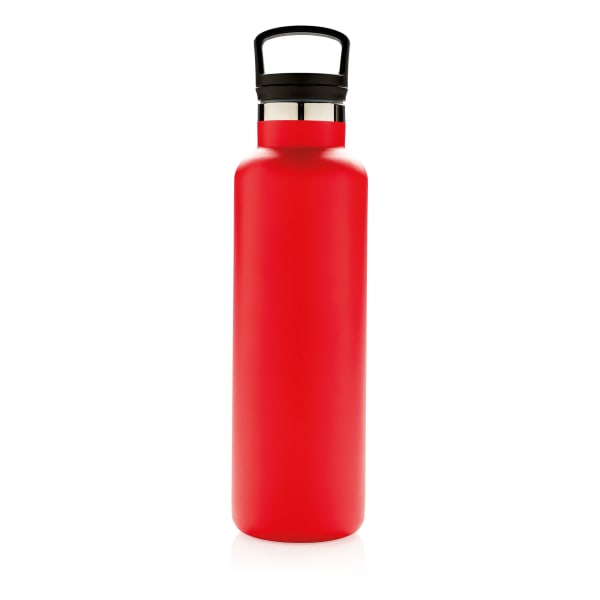 Vakuumflasche-Rot-Metall-Kunststoff-Frontansicht-1