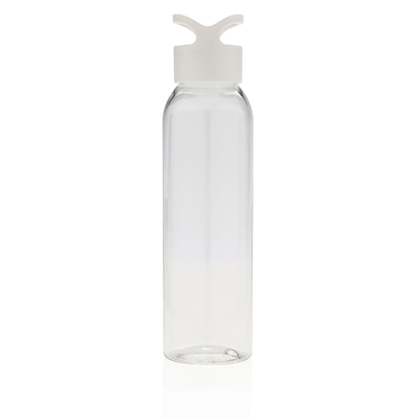 Trinkflasche-Weiß-Kunststoff-Frontansicht-1