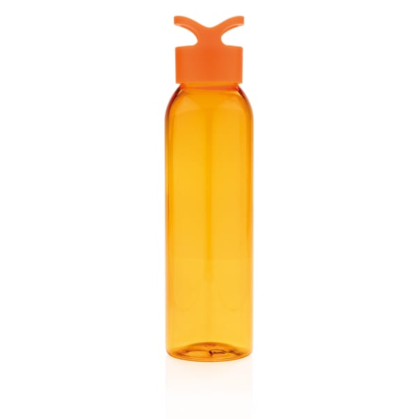Trinkflasche-Orange-Kunststoff-Frontansicht-1