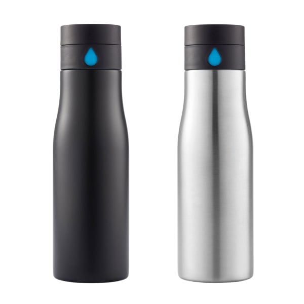 Trinkflasche-Aqua-Metall-Kunststoff-Sammelbild-