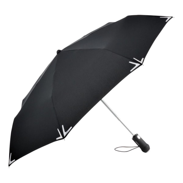 AOC-Mini-Taschenschirm-Safebrella-LED-Schwarz-Frontansicht-1