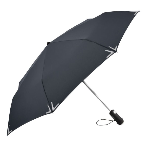 AOC-Mini-Taschenschirm-Safebrella-LED-Grau-Frontansicht-1