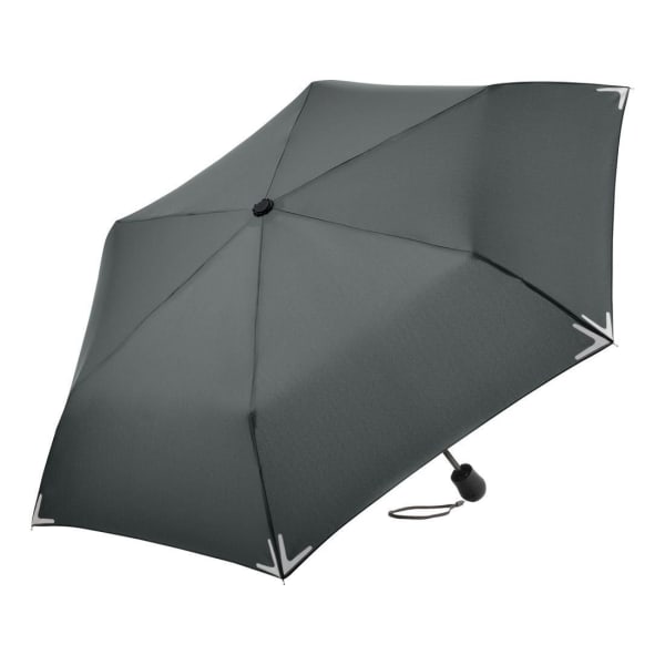 Mini-Taschenschirm-Safebrella-LED-Grau-Frontansicht-1