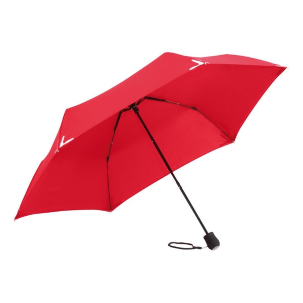 Mini-Taschenschirm-Safebrella-LED-Rot-Frontansicht-2