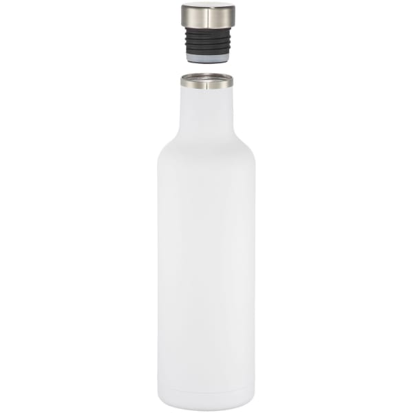 Isolierflasche-Pinto-Weiß-Metall-Frontansicht-2