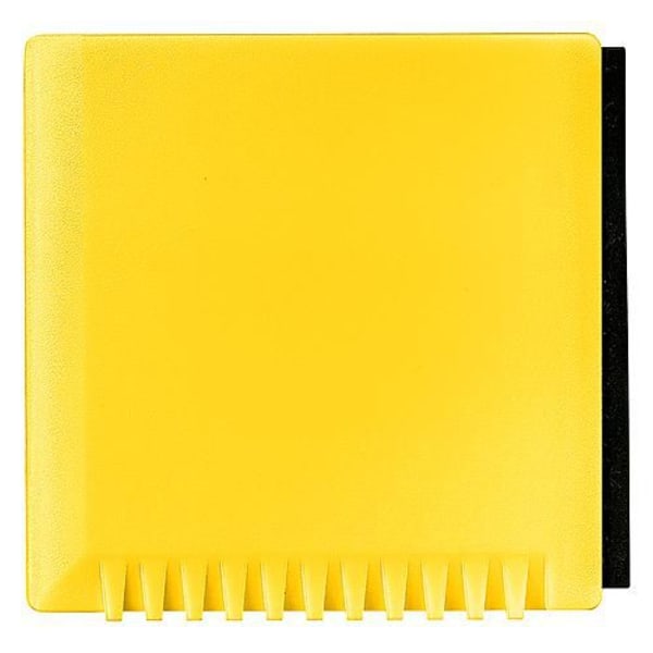 Eiskratzer-Quadrat-Gelb-Kunststoff-Frontansicht-1