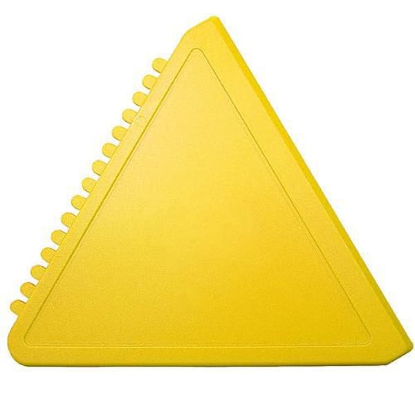 Eiskratzer-Dreieck-Gelb-Kunststoff-Frontansicht-1