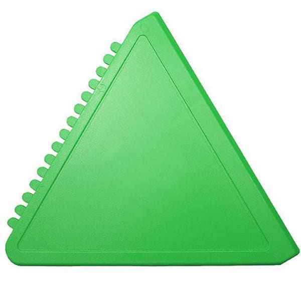 Eiskratzer-Dreieck-Grün-Kunststoff-Frontansicht-1