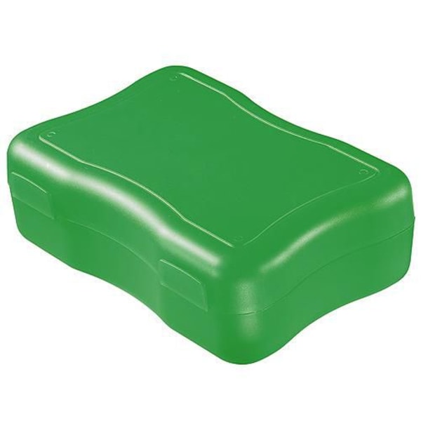 Brotdose-Wave-groß-Grün-Kunststoff-Frontansicht-1