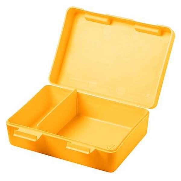 Brotdose-Dinner-Box-Plus-Gelb-Kunststoff-Frontansicht-1