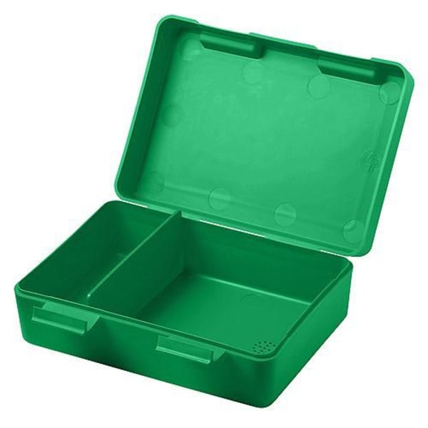 Brotdose-Dinner-Box-Plus-Grün-Kunststoff-Frontansicht-1