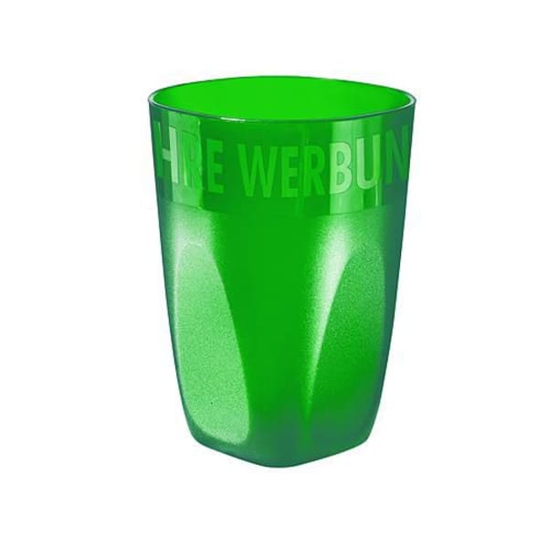 Trinkbecher-Midi-Cup-Grün-Kunststoff-Frontansicht-1
