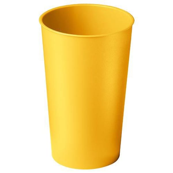 Trinkbecher-Colour-Gelb-Kunststoff-Frontansicht-1