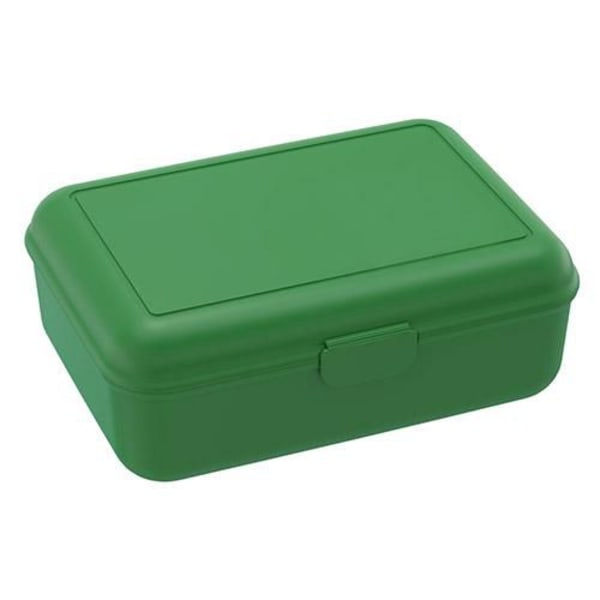 Brotdose-School-Box-Deluxe-Grün-Kunststoff-Frontansicht-1