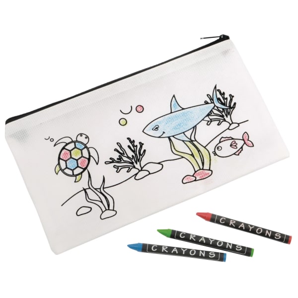 Stiftetasche-Colourful-School-Weiß-Kunststoff-Frontansicht-2