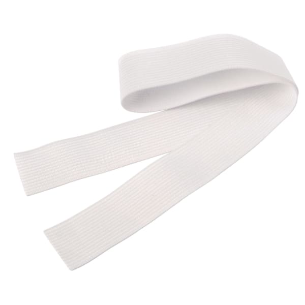Hutband-Put-around-Weiß-Polyester-Frontansicht-1