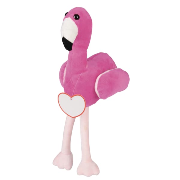 Plüsch-Flamingo-Luisa-Pink-Polyester-Frontansicht-2