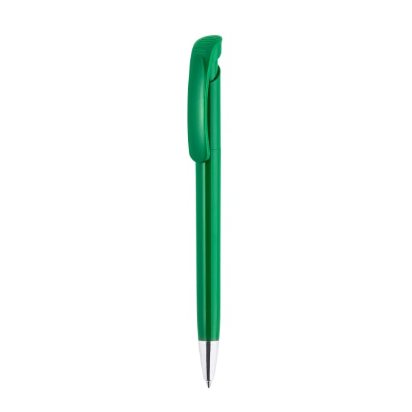 Kugelschreiber-Bonita-blau-dokumentenecht-Qualitätsmine-Jogger-Grün-Kunststoff-Frontansicht-1