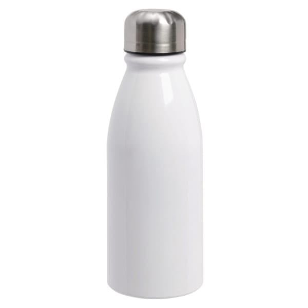 Trinkflasche-Fancy-Weiß-Aluminium-Frontansicht-1