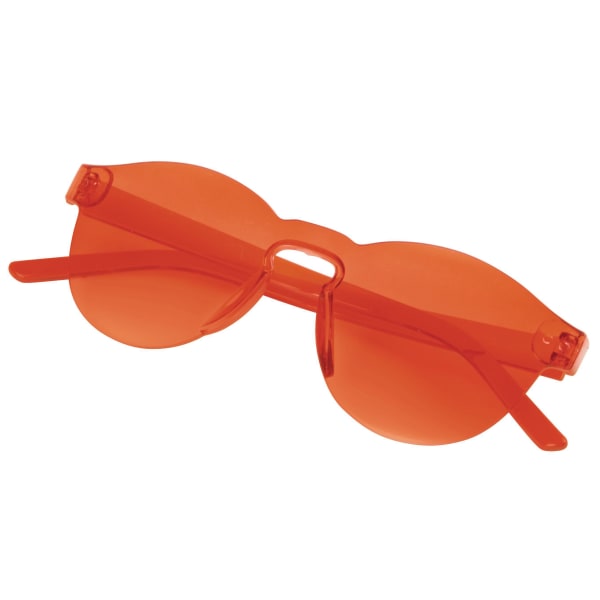 Sonnenbrille-Fancy-Style-Orange-Kunststoff-Frontansicht-1