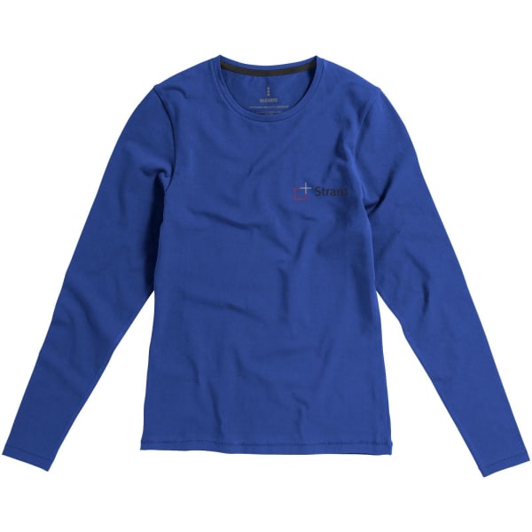 Damen-Langarmshirt-Ponoka-Blau-Baumwolle-Elasthan-Frontansicht-2