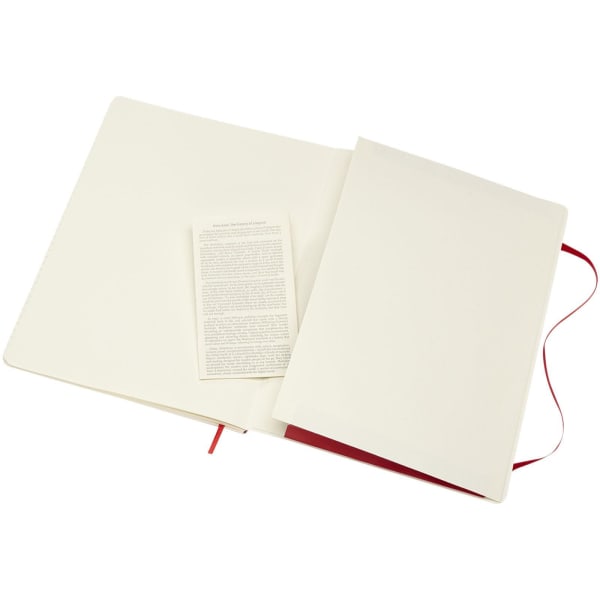 Notizbuch-Softcover-XL-Classic-Rot-Lederimitat-Frontansicht-5
