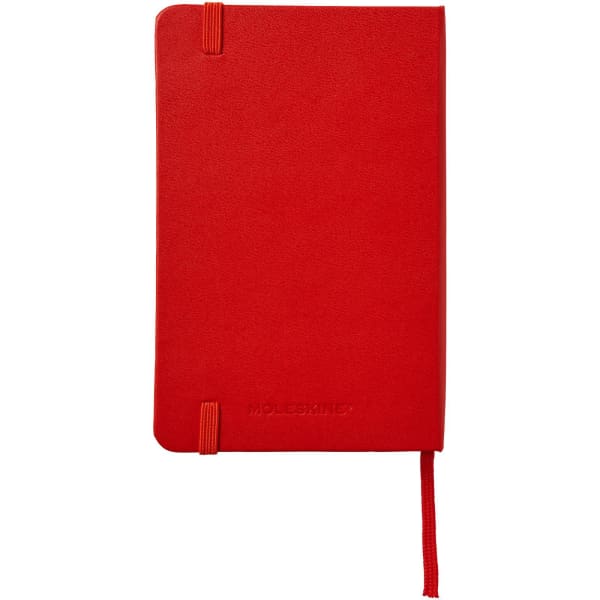 Notizbuch-Hardcover-Mini-Classic-Rot-Lederimitat-Rückansicht-1