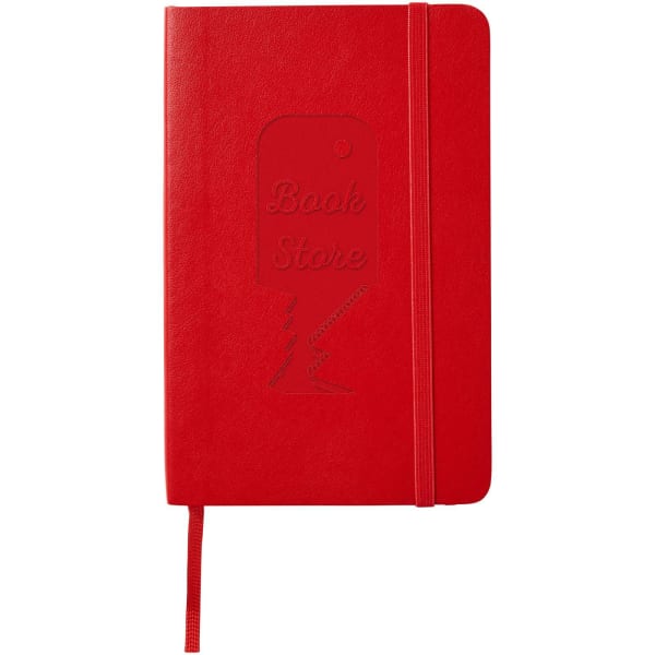 Notizbuch-Softcover-Mini-Classic-Rot-Lederimitat-Frontansicht-2