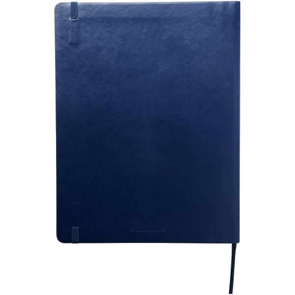 Notizbuch-Softcover-XL-Classic-Blau-Lederimitat-Rückansicht-1