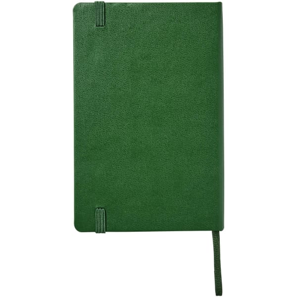Notizbuch-Hardcover-Mini-Classic-Grün-Lederimitat-Rückansicht-1