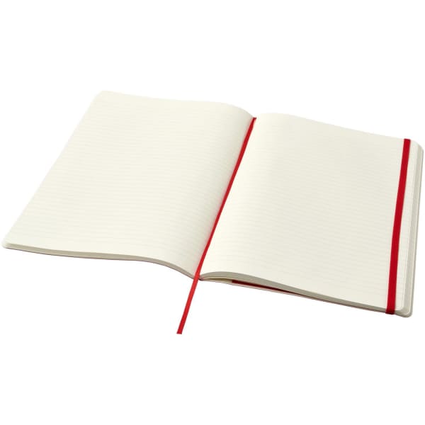Notizbuch-Softcover-XL-Classic-Rot-Lederimitat-Frontansicht-4