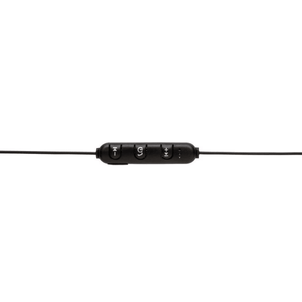 Wireless-Ohrhörer-Bambus-Schwarz-Frontansicht-3