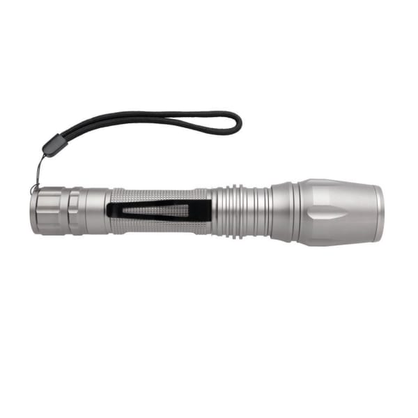 Taschenlampe-10-W-Cree-Grau-Metall-Frontansicht-4