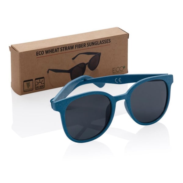 Sonnenbrille-Weizenstroh-Blau-Frontansicht-6