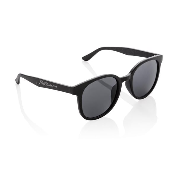 Sonnenbrille-Weizenstroh-Schwarz-Frontansicht-5