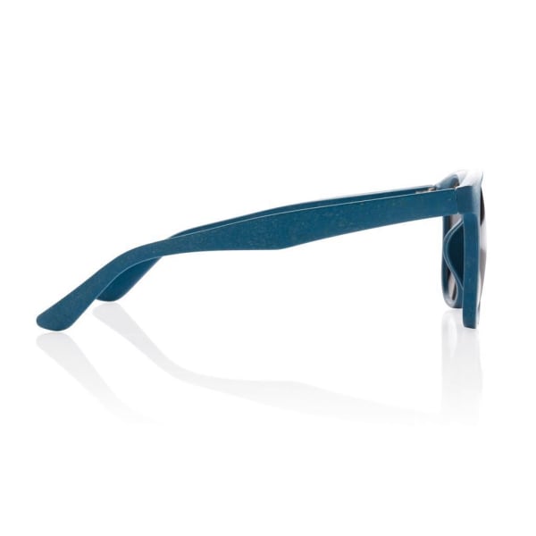 Sonnenbrille-Weizenstroh-Blau-Frontansicht-3