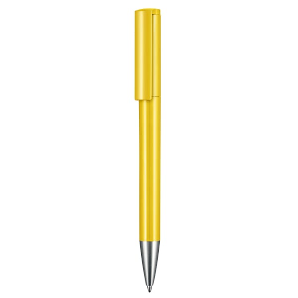 Kugelschreiber-Lift-blau-dokumentenecht-Kunststoffgroßraummine-Gelb-Kunststoff-Frontansicht-1