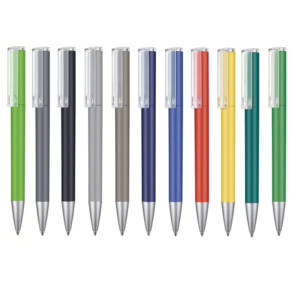 Kugelschreiber-Lift-Soft-blau-dokumentenecht-Kunststoffgroßraummine-Kunststoff-Sammelbild-